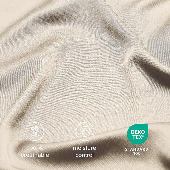 Bare Home 100% Rayon Made from Bamboo Luxury Body Size Cooling Pillowcase - Image 6