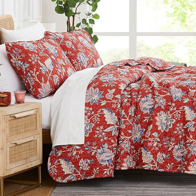 Southshore Fine Living, Inc. Oversized Full/Queen Quilt Bedding Set, Jacobean by SouthshoreFineLivingInc