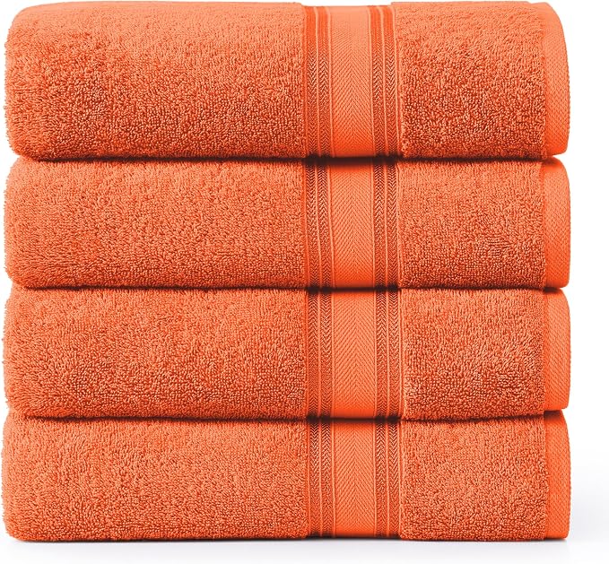 Lane Linen 100% Cotton 4 Pack Bath Towels by LaneLinen