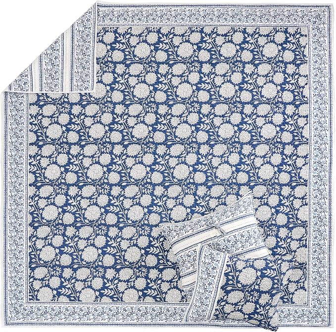 Levtex Home Adare Denim Reversible King/Cal King Quilt Set - Image 6