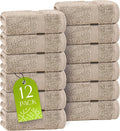 White Classic Taupe Washcloths Set by WhiteClassic