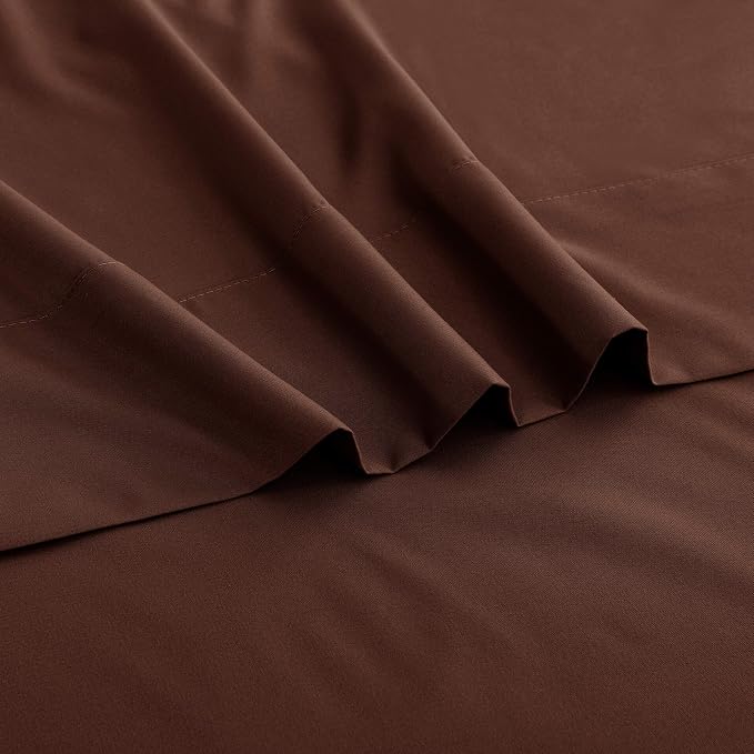 Sfoothome Flat Sheet Single, 1 Pack Solid Flat Sheet Smooth Touch Hotel Quality - Image 3
