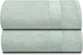 Belizzi Home Premium Cotton Oversized 2 Pack Bath Sheet 35x70-100% Pure Cotton by Unknown