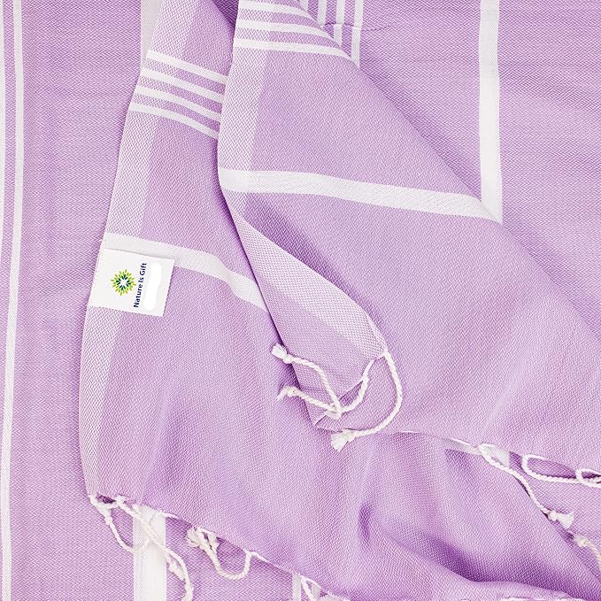 Beach Towel 100% Cotton Turkish Beach Towel Adult 38x70 Inch Pre-washed - Image 2