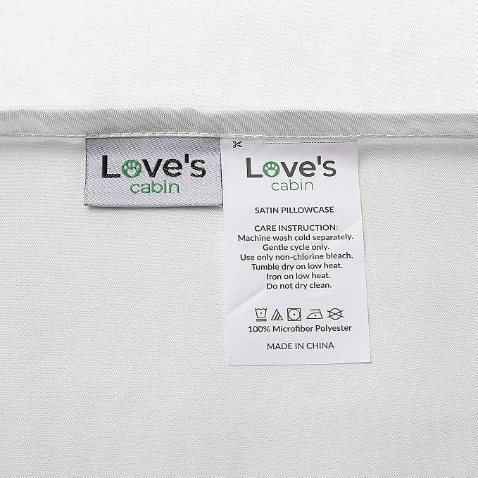 Love's cabin Satin Body Pillowcase 20x54, Cooling Pillow Cover - Image 8