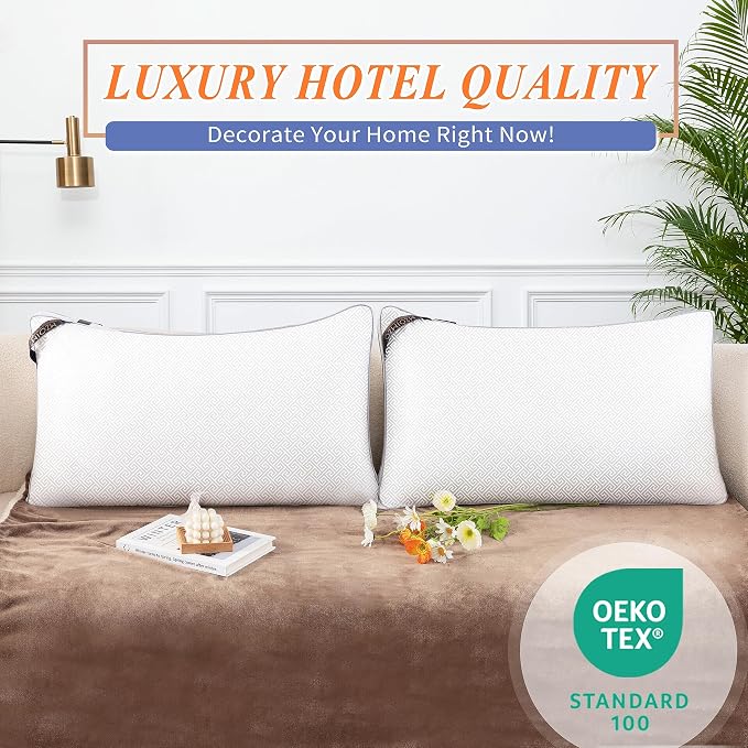 MZOIMZO Luxury Comfy Hotel Collection Bed Pillows - Image 6
