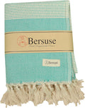 Bersuse 100% Cotton Hierapolis XL Throw Blanket by Bersuse