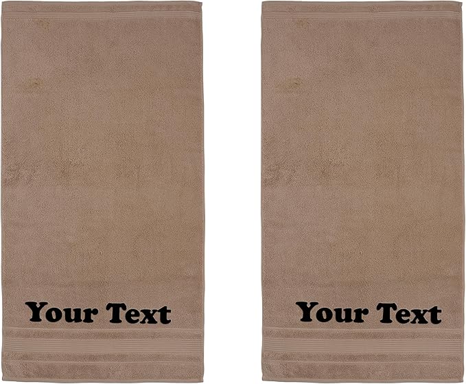 Personalize Your Towels with Custom Embroidery: Names, and Initials. Perfect by Ephesos