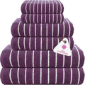 CASA COPENHAGEN Ecstatic 6Pcs 100% Egyptian Cotton Large Designer Towels Gift by CASACOPENHAGEN