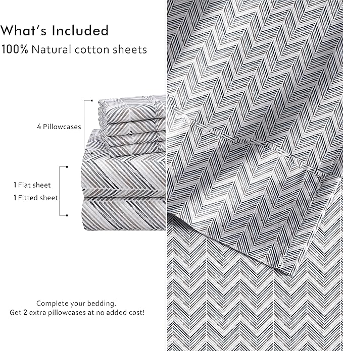RUVANTI 6 Pcs Cotton Sheets - Image 4