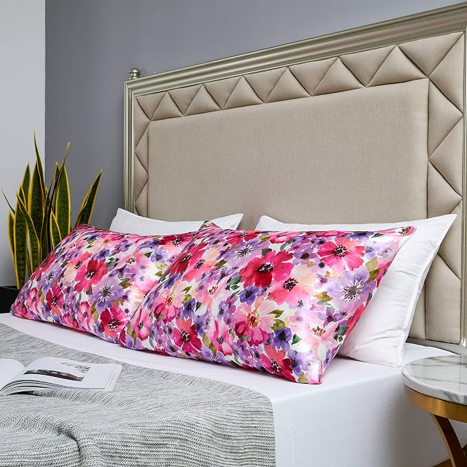 MR&HM Satin Pillowcase for Hair and Skin, Silk Satin Pillowcase 2 Pack - Image 5