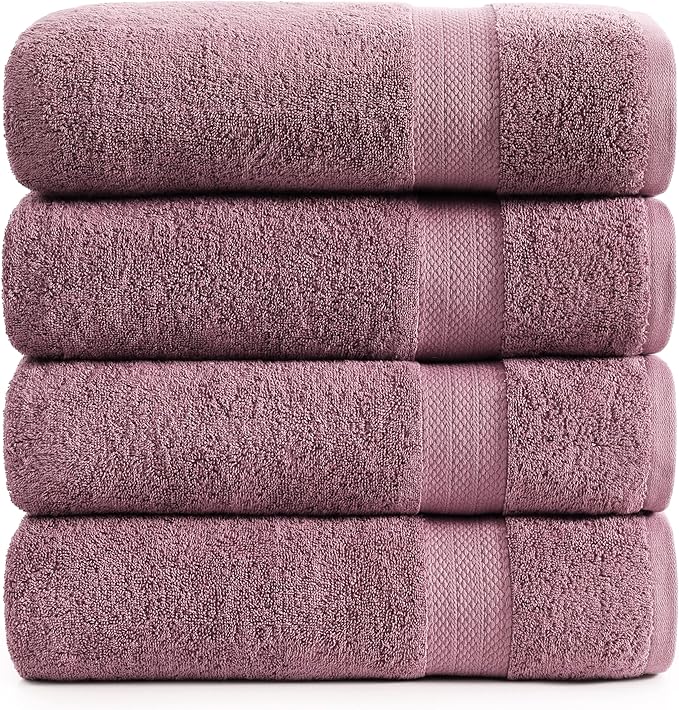 LANE LINEN Premium Bath Towels Set of 4 by LaneLinen